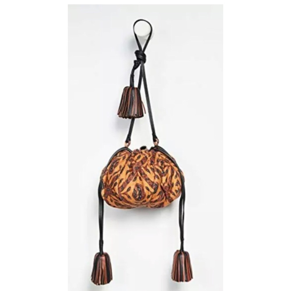 NWT Ulla Johnson “Brea” ochre canvas bag